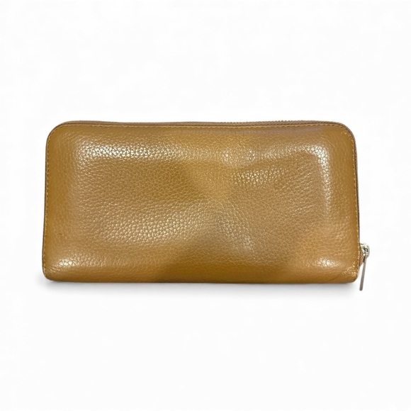 Michael Kors Brown Leather Zip Wallet - Picture 4 of 6